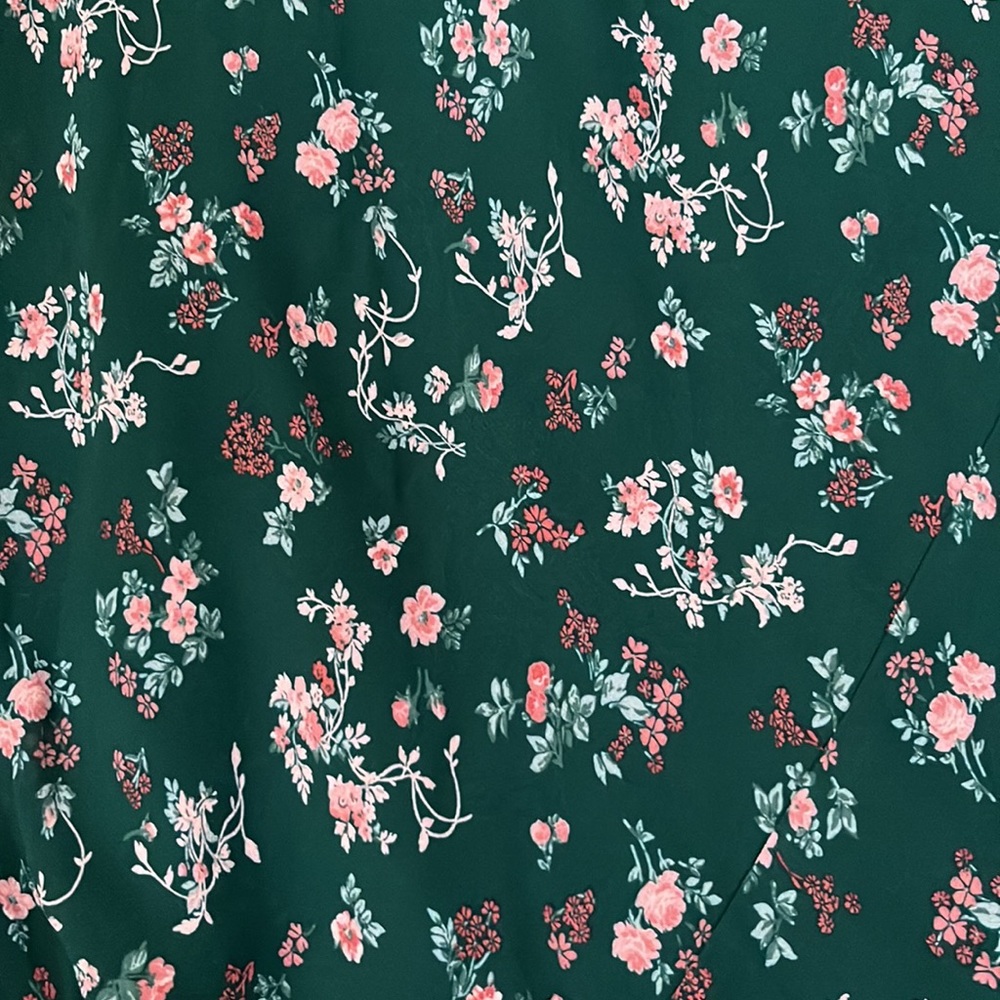 NWT Reformation Lisola Dress in Emilia dark green floral formal party long dress - Picture 5 of 10